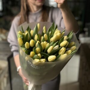 Тюльпан лимонный 51 шт.